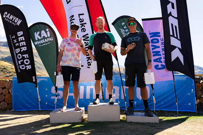 Podium at Glenduro